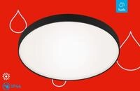 BRILONER LEUCHTEN LED Deckenleuchte "MALBONA", schwarz-wei&szlig; (wei&szlig;, neutral),