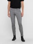 Chinos ONLY & SONS "ONSMARK SLIM GW 0209 PANT NOOS", Herren, Gr. 32, L&auml;nge 34, grau