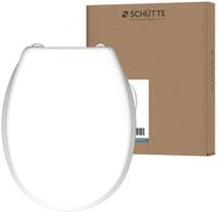 WC-Sitz SCH&Uuml;TTE, wei&szlig;, B:45,6cm H:5,5cm L:37,1cm, Duroplast, WC-Sitze,...