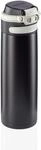 Thermoflasche LEIFHEIT "Flip", schwarz, H:25cm, Edelstahl, Polypropylen (PP),