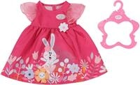 Puppenkleidung BABY BORN "Kleid Bl&uuml;mchen, 43 cm", rosa (rosa, pink), Puppenkleidung,