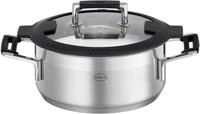 Bratentopf R&Ouml;SLE "SILENCE PRO", silber (silberfarben, schwarz), B:21,5cm H:9,7cm