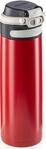 Thermoflasche LEIFHEIT "Flip", rot, H:25cm, Edelstahl, Polypropylen (PP), Silikon,