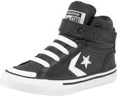 Sneaker CONVERSE "PRO BLAZE STRAP LEATHER", Kinder, Gr. 28, schwarz-wei&szlig;...