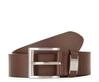Lederg&uuml;rtel BOSS "Connio", Herren, Gr. 90, braun (schwarz braun), Leder, unifarben,
