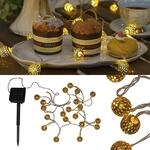 PAULEEN LED-Lichterkette "Sunshine Glamour", gold (goldfarben), Dioden 20 Stk.