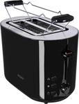 EXQUISIT Toaster "TA 6103 swi", schwarz, B:27,2cm H:18,9cm T:15,6cm, Toaster,...