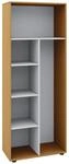 Mehrzweckschrank VCM "Holz Besenschrank Staubsauger Putzschrank Vandol", braun