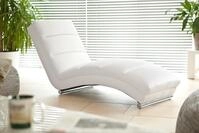 Relaxsessel SALESFEVER "Komfortabler Loungesessel", wei&szlig;, B:62cm H:82cm T:176cm,