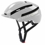 Fahrradhelm CRATONI "Fahrradhelm Loom" Gr. L, silber, Helme, L, 100% Erzeugnis unbest