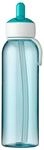 Trinkflasche MEPAL "Wasserflasche Flip-Up Campus 500 ml", blau (t&uuml;rkis), 500ml,