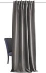 Vorhang HOME BASICS "ACUSTICO" Gr. 1, grau, B:135cm H:160cm, Polyester, Gardinen,
