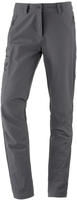 Outdoorhose SCH&Ouml;FFEL "Ascona", Damen, Gr. 36, N-Gr, grau (asphalt), Taft,