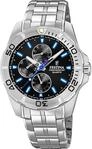 Multifunktionsuhr FESTINA, silber (silberfarben), Armbanduhren, Herren,