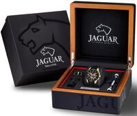 Chronograph JAGUAR "Special Edition", schwarz (schwarz, goldfarben), Armbanduhren,