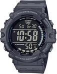 Chronograph, grau (dunkelgrau), CASIO TIMELESS COLLECTION, Armbanduhren, Herren,