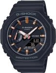 Chronograph CASIO G-SHOCK, schwarz (rosegoldfarben, schwarz), Armbanduhren, Damen,