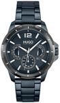 Multifunktionsuhr HUGO "SPORT", blau, Armbanduhren, Herren, Multifunktionsuhr,