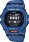 Smartwatch CASIO G-SHOCK "GBD-200", blau (blau, schwarz, blau), Smartwatches, Herren,