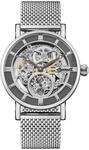 Automatikuhr INGERSOLL "The Herald", silber (silberfarben), Armbanduhren, Herren,
