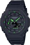 Chronograph CASIO G-SHOCK, schwarz (schwarz, neongr&uuml;n), Armbanduhren, Herren,