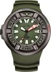 Taucheruhr CITIZEN "Promaster Professional Diver 300", gr&uuml;n (khakifarben),