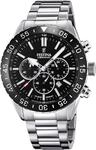 Chronograph FESTINA "Keramik Kollektion", silber (silberfarben, schwarz),
