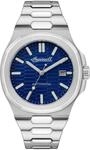 Automatikuhr INGERSOLL "The Catalina", blau (silberfarben), Armbanduhren, Herren,