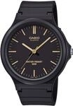 Quarzuhr, schwarz (schwarz, goldfarben), CASIO TIMELESS COLLECTION, Armbanduhren,