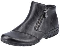 Winterboots RIEKER, Damen, Gr. 38, Warmfutter, schwarz, Lederimitat, Schuhe