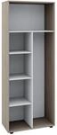 Mehrzweckschrank VCM "Holz Besenschrank Staubsauger Putzschrank Vandol", braun