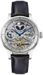 Automatikuhr INGERSOLL "The Jazz", blau, silberfarben, Armbanduhren, Herren,