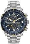 Funkchronograph CITIZEN "Promaster Skyhawk "Blue Angels", silber (silberfarben),