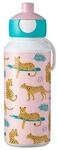 Trinkflasche MEPAL "Trinkflasche Campus 400 ml", rosa (leopard), 400ml,