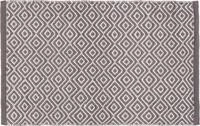Badematte WENKO "Turpan", wei&szlig; (dunkelgrau, wei&szlig;, grau), H:8mm, Badematten,