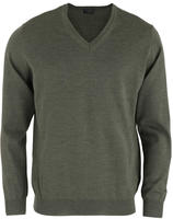 V-Ausschnitt-Pullover OLYMP "OLYMP Strick Casual", Herren, Gr. 3XL, gr&uuml;n...