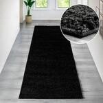 Hochflor-Teppich BRUNO BANANI "Shaggy Soft" Gr. 11, grau (anthrazit), B:67cm H:30mm