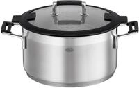 Kochtopf R&Ouml;SLE "SILENCE PRO", silber (silberfarben, schwarz), B:25,5cm H:13,5cm