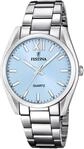Quarzuhr FESTINA "Boyfriend Collection", silber (silberfarben, hellblau),