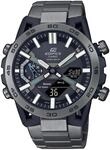 Smartwatch CASIO EDIFICE, grau (anthrazit, schwarz, grau), Smartwatches, Herren,