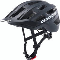 Fahrradhelm CRATONI "MTB - Fahrradhelm AllRace schwarz matt", schwarz, Helme, 100%