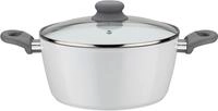 Kochtopf GSW "Fiona", wei&szlig;, H:11,5cm &Oslash;:24cm, T&ouml;pfe, Kochtopf, wei&szlig; mit