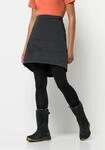 A-Linien-Rock JACK WOLFSKIN "ALPENGLUEHEN SKIRT W", Damen, Gr. S (36), grau