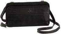 Brustbeutel HARBOUR 2ND "Serena", Damen, grau (ash), Rindsleder, washed,