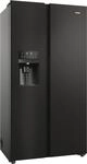 HAIER Side-by-Side "HSR5918DIPB", Energieeffizienz: D, silber (schwarz), B:90,8cm