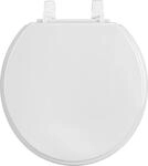WC-Sitz WENKO "Torino XXL", wei&szlig;, B:44cm L:43,5cm, Duroplast, Kunststoff, WC-Sitze,
