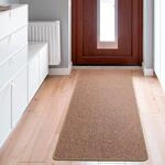 Teppich ANDIAMO "Luton, Made in Germany" Gr. 11, braun (cognac), B:67cm H:5mm