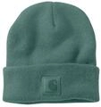 Beanie CARHARTT "Label Watch Hat", Herren, gr&uuml;n, Obermaterial: 100% Polyacryl PAN.,