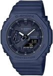 Chronograph CASIO G-SHOCK, blau (nachtblau), Armbanduhren, Damen, Chronograph,