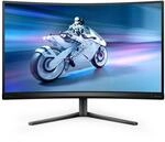 PHILIPS Curved-Gaming-Monitor "27M2C5500W", Energieeffizienz: F, schwarz,...